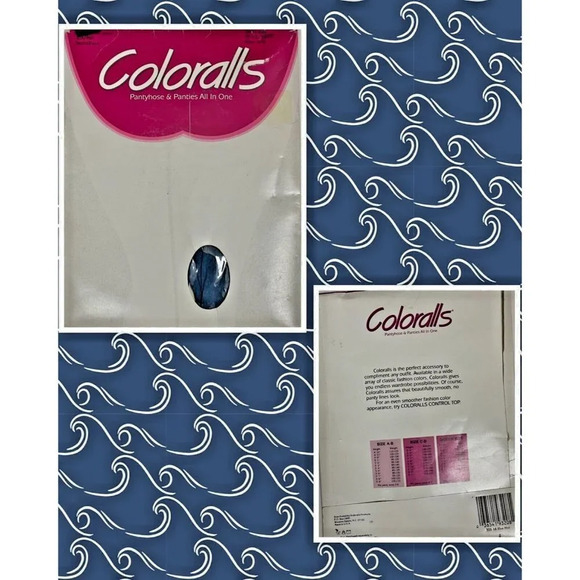 Coloralls Size A-B Misty Blue Pantyhose & Panties All in one Pantyhose - Picture 1 of 3